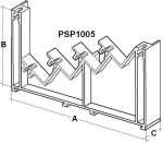 Schräge Stufenförmige Dreipolige und Vierpolige Verteilerstützen PSP1005