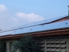Ausblicka Installation Photovoltaikanlage auf dem Dach